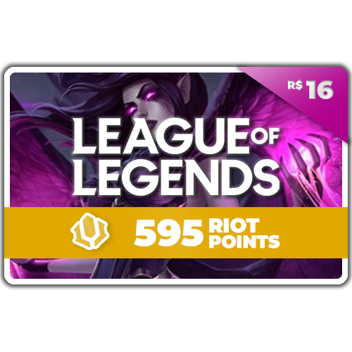 Gift Card Digital Riot League of Legends R$ 50,00 em Promoção na Americanas